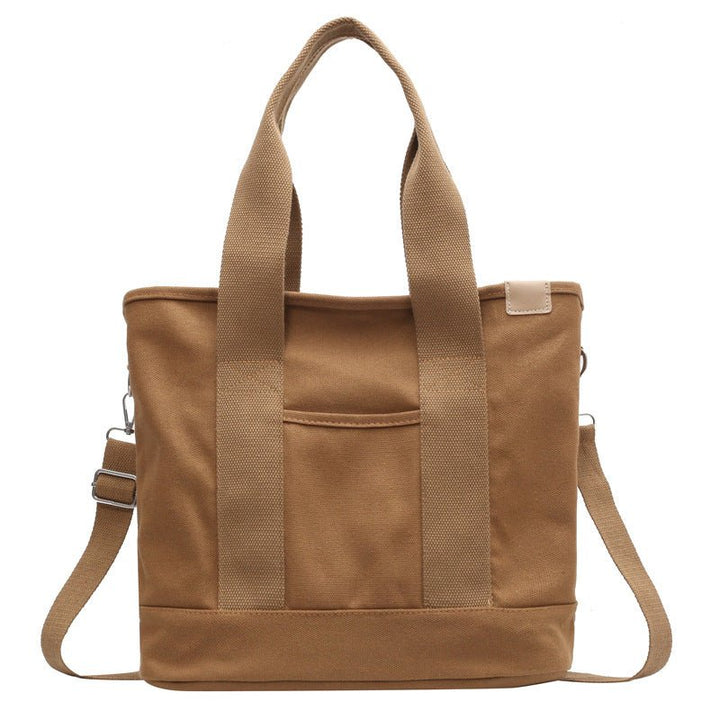Amelia | Women's Multifunction Crossbody Canvas Tote Bag Adjustable Strap 8