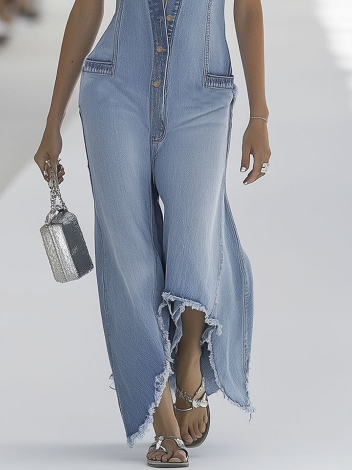 Andromeda | Effortless, Vintage-Inspired Women's Jumpsuit – Sleeveless & Wide Leg 6