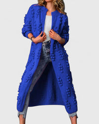 Charlotte | Lässiger und langer Alltags-Cardigan mit Taschen