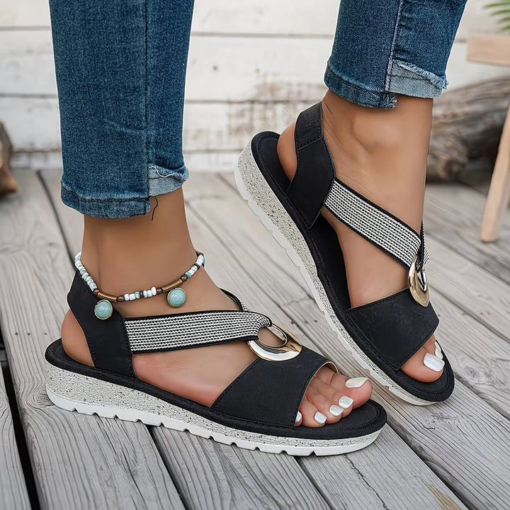 Ariana | Lightweight, Comfortable & Stylish Flat Sandals 6