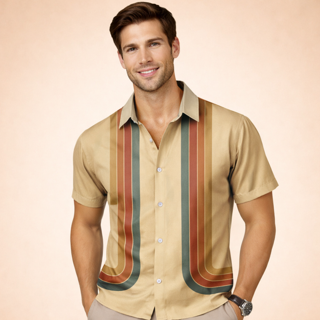 Arthur | Stylish and Multicolored Retro Shirt 5