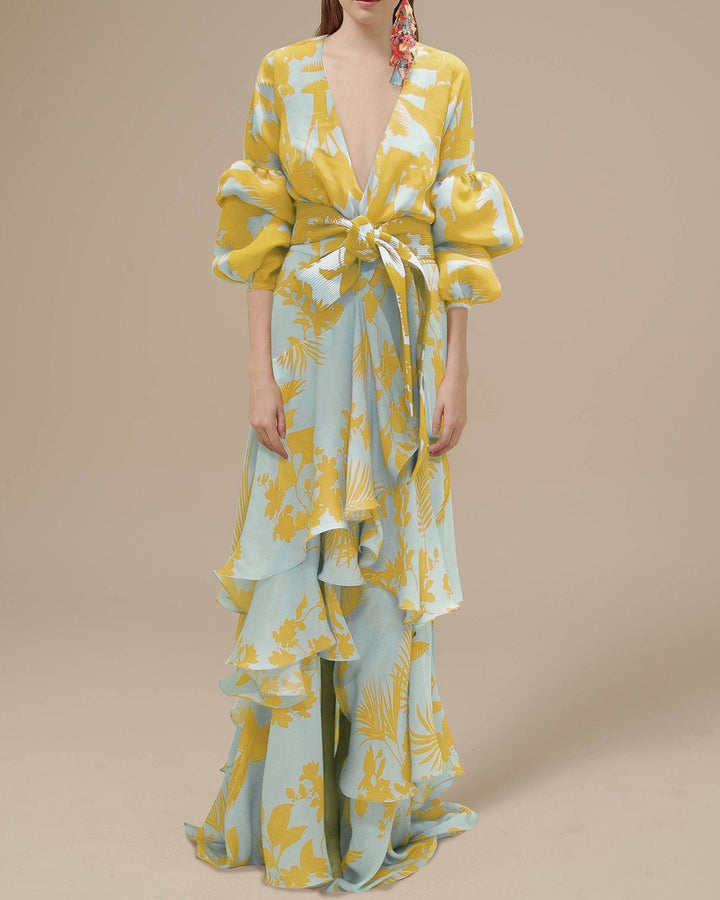 Aurelia | Elegant Floral Maxi Dress for Weddings & Summer Formal Events 0