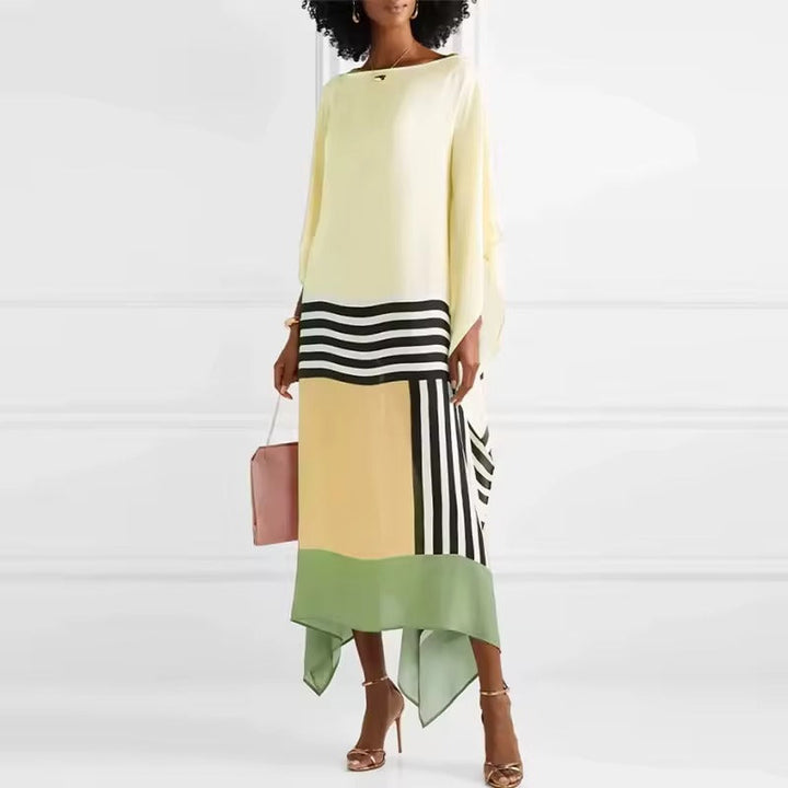 Aurelia | Elegant, Flowing Maxi Dress with Batwing Sleeves for Women 3