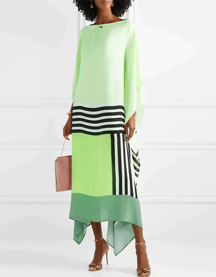 Aurelia | Elegant, Flowing Maxi Dress with Batwing Sleeves for Women 4