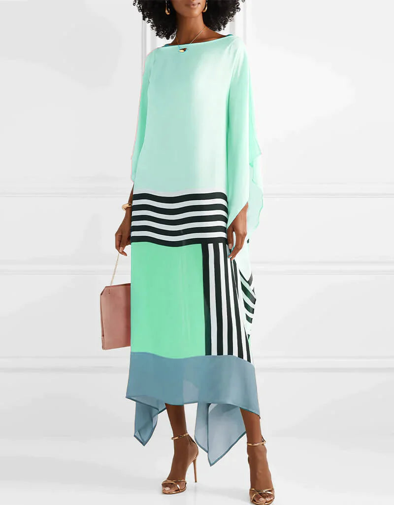 Aurelia | Elegant, Flowing Maxi Dress with Batwing Sleeves for Women 5