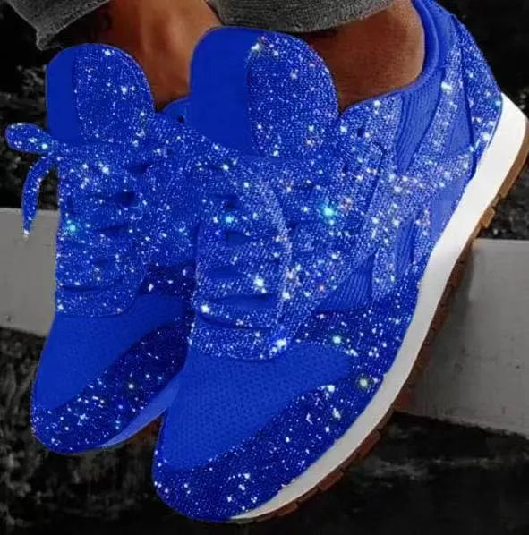 Ava | Sparkling women's glitter sneakers with comfort sole 1