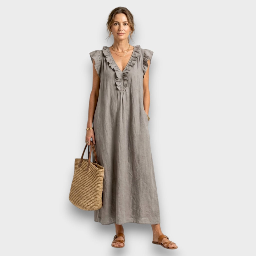 Aveline | Elegant Floral Maxi Dress - Lightweight & Flowy Long Dresses for Women 0