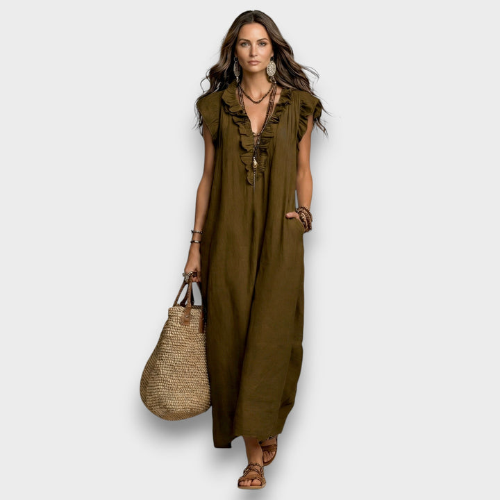 Aveline | Elegant Floral Maxi Dress - Lightweight & Flowy Long Dresses for Women 11