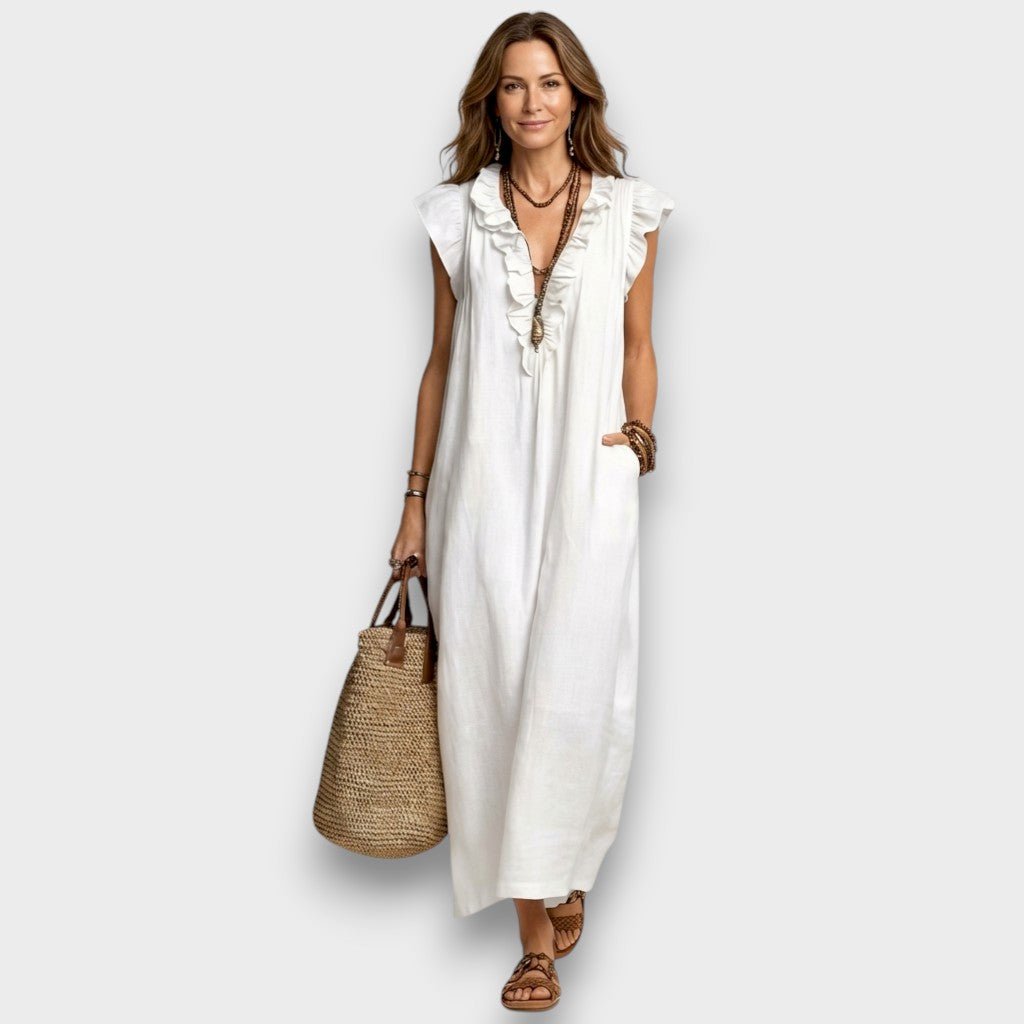 Aveline | Elegant Floral Maxi Dress - Lightweight & Flowy Long Dresses for Women 4