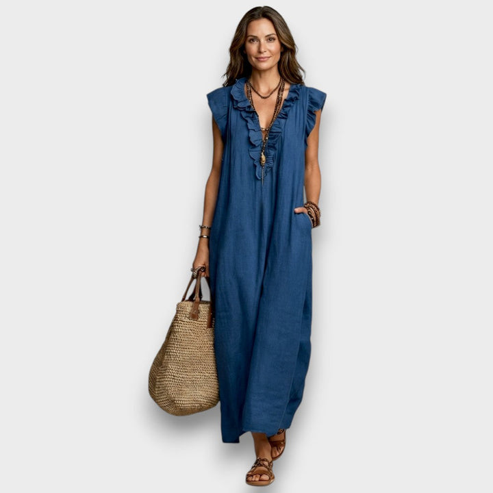 Aveline | Elegant Floral Maxi Dress - Lightweight & Flowy Long Dresses for Women 9