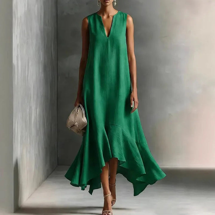 Aveline | Elegant, Flowing & Lightweight White Dress for Women 2
