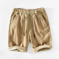 Beau | Relaxed Drawstring Corduroy Shorts