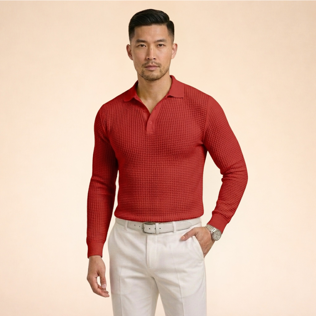 Barclay | Elegant polo sweater for a smart look 7