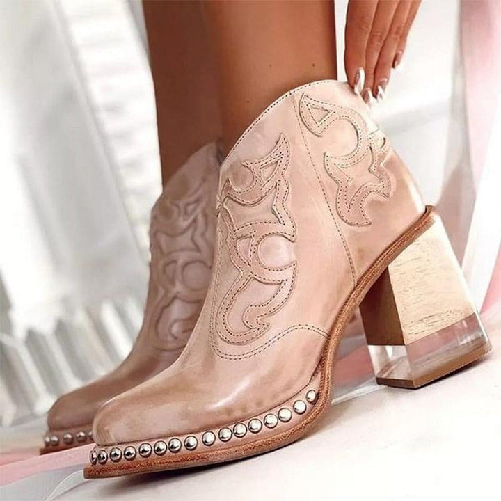 Bella | Cowboy Boots Classic Mid-Calf Stylish Comfortable Women 0
