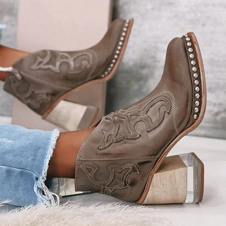 Bella | Cowboy Boots Classic Mid-Calf Stylish Comfortable Women 2