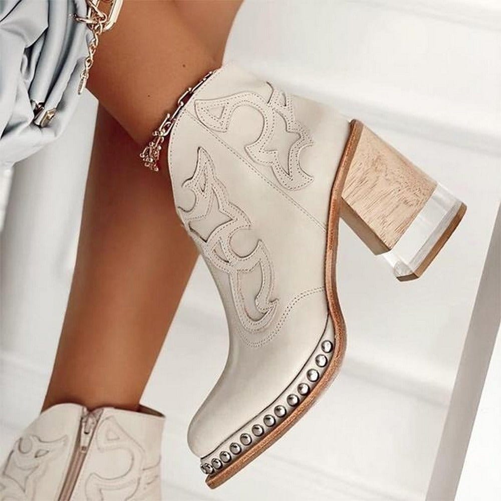 Bella | Cowboy Boots Classic Mid-Calf Stylish Comfortable Women 4