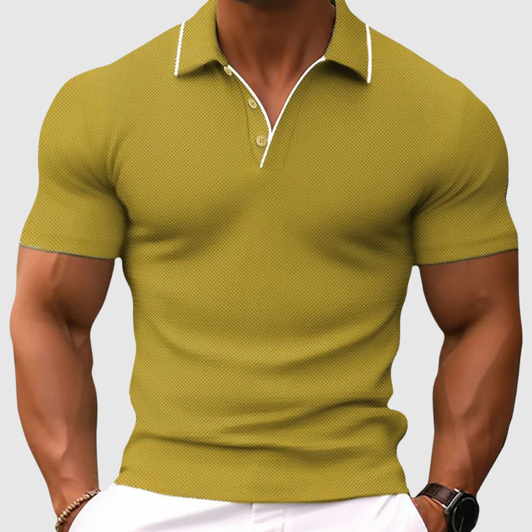 Benson | Polo Shirt Mens Casual Modern Fit Breathable Comfort 4
