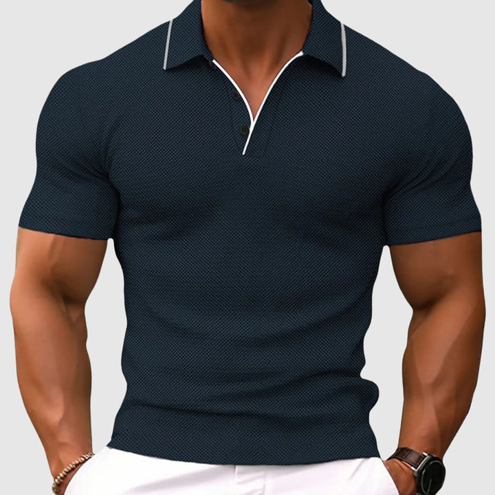 Benson | Polo Shirt Mens Casual Modern Fit Breathable Comfort 5