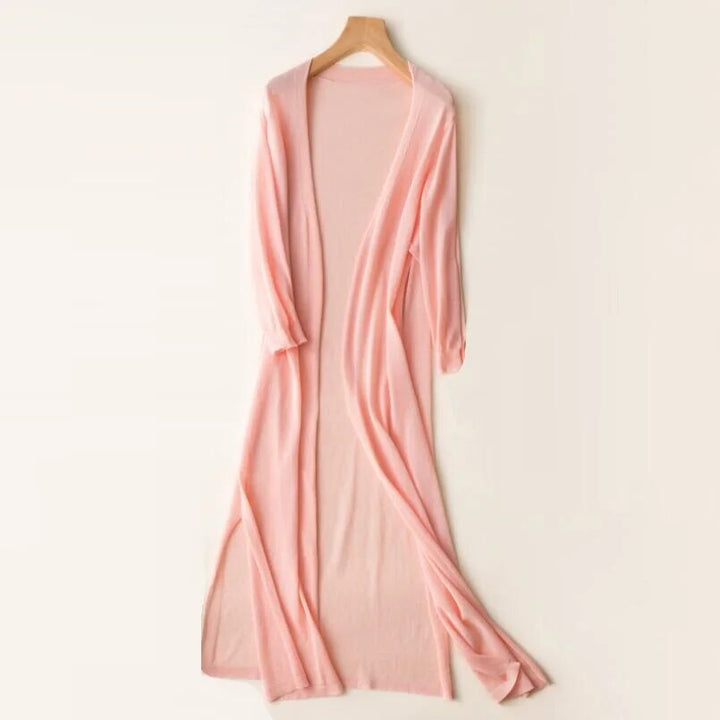 Benthe | Stylish long knitted cardigan 6