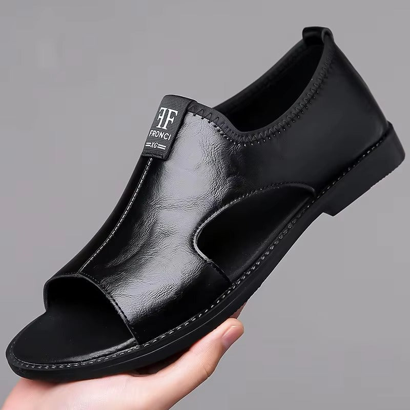 Boris | Comfortable, Breathable & Stylish Men's Leather Sandals 0