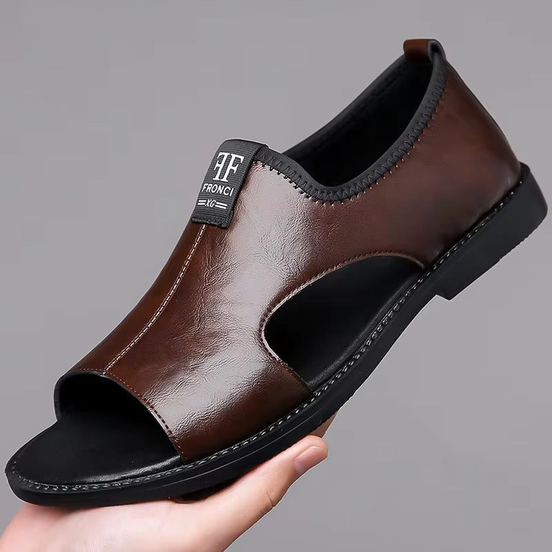 Boris | Comfortable, Breathable & Stylish Men's Leather Sandals 1