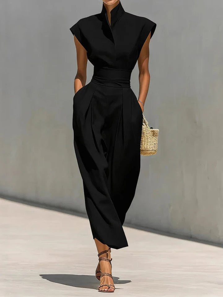 Brielle | Elegant, Structured & Comfortable Women's Dress - Midi Length for Versatile Styling 1