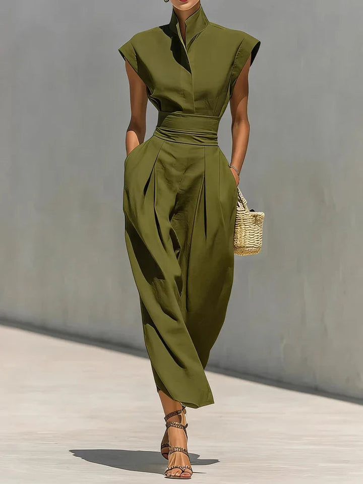 Brielle | Elegant, Structured & Comfortable Women's Dress - Midi Length for Versatile Styling 3