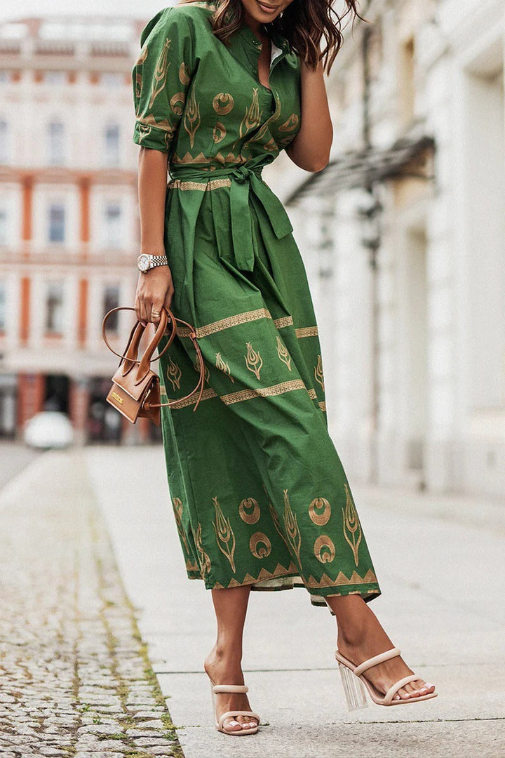 Cassandra | Elegant, Versatile &amp; Chic Women’s Collared Midi Dress 3