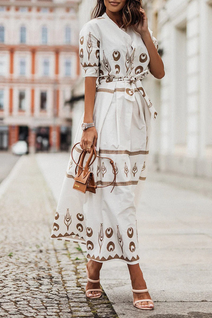 Cassandra | Elegant, Versatile &amp; Chic Women’s Collared Midi Dress 4