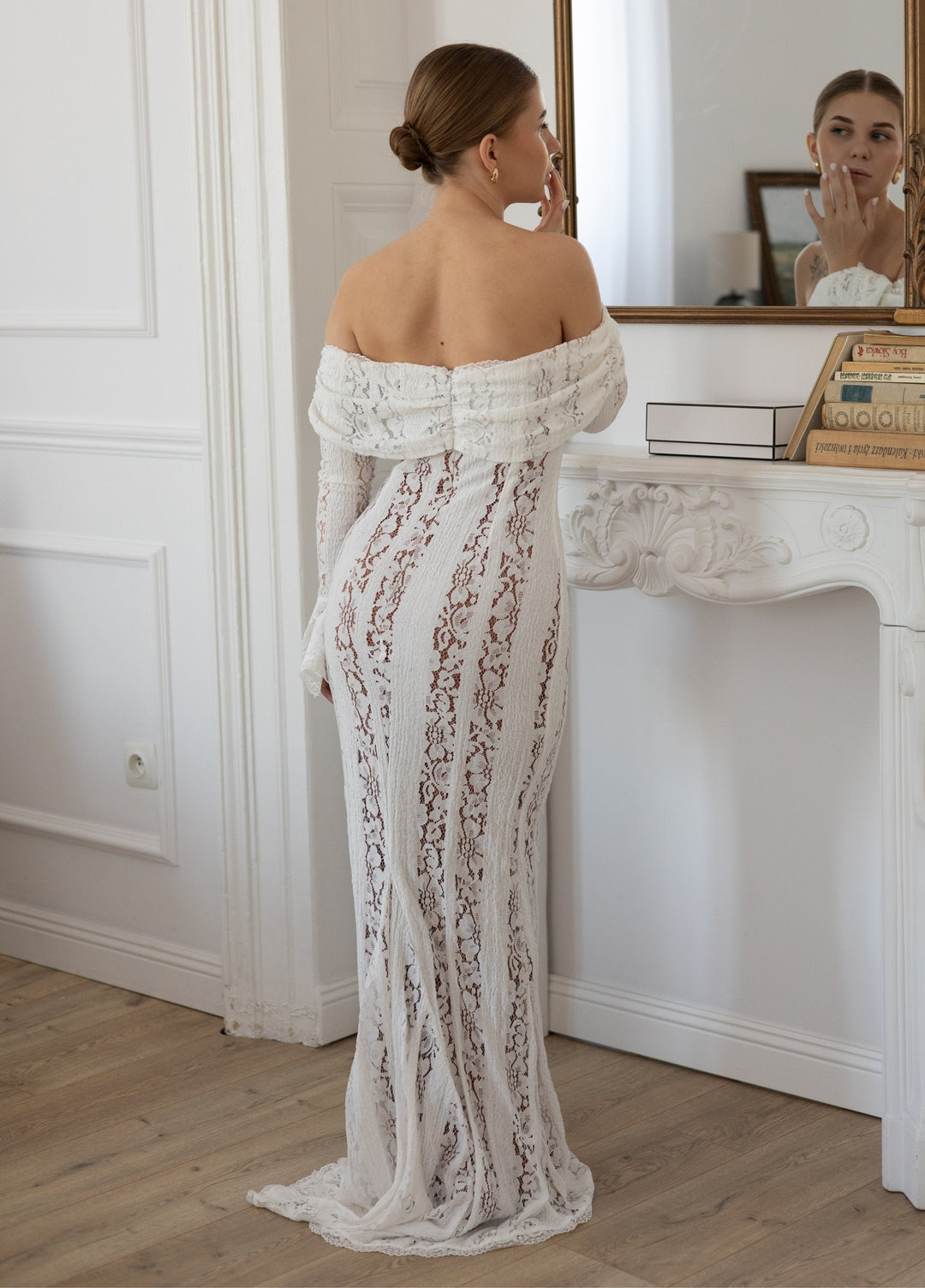 Celeste | Elegant White Maxi Dress for Women 1