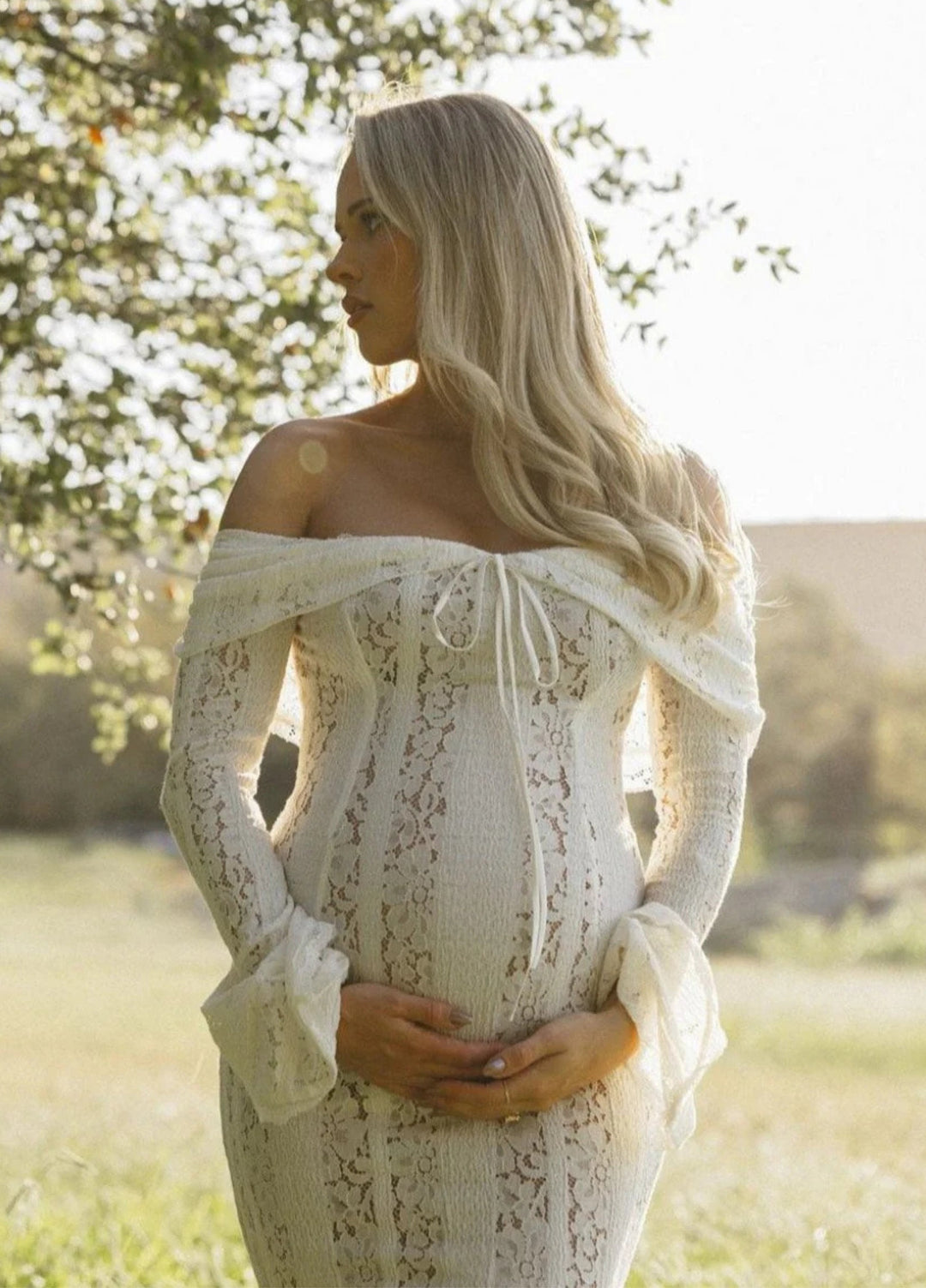 Celeste | Elegant White Maxi Dress for Women 4