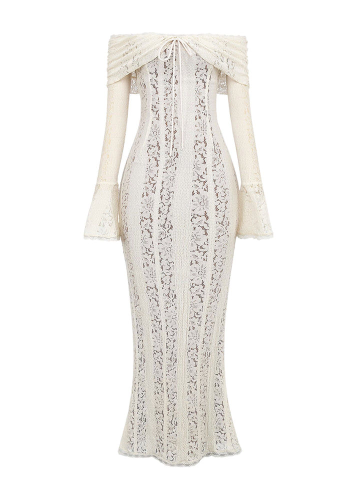Celeste | Elegant White Maxi Dress for Women 7