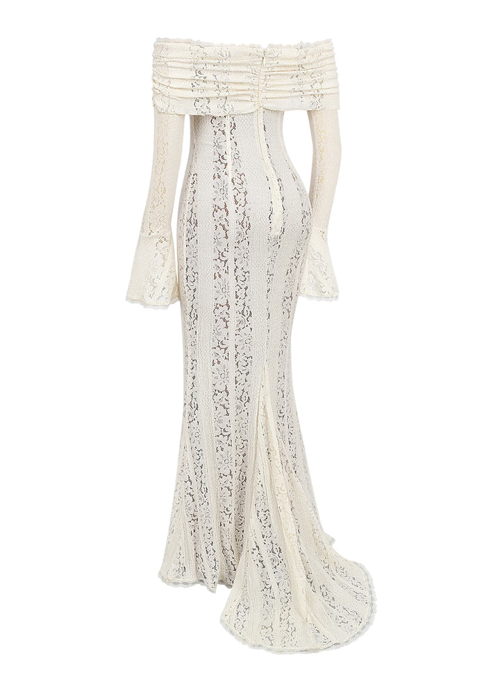 Celeste | Elegant White Maxi Dress for Women 8