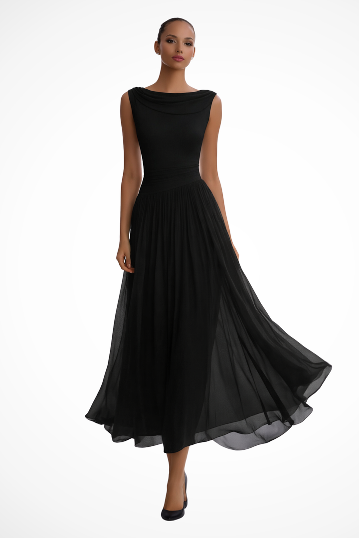 Celeste | Elegant, Flowing Women’s Dress – Sleeveless Pleated Midi for Summer Events 6