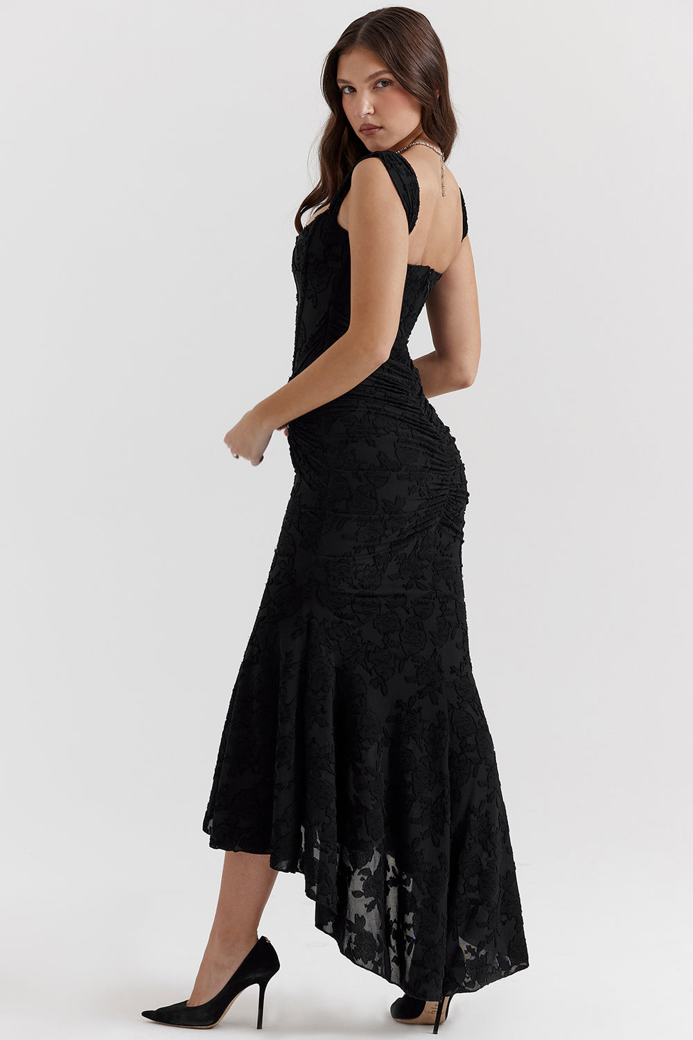 Celeste | Evening Dress Bodycon Lace Elegant Sleeveless Fit 1