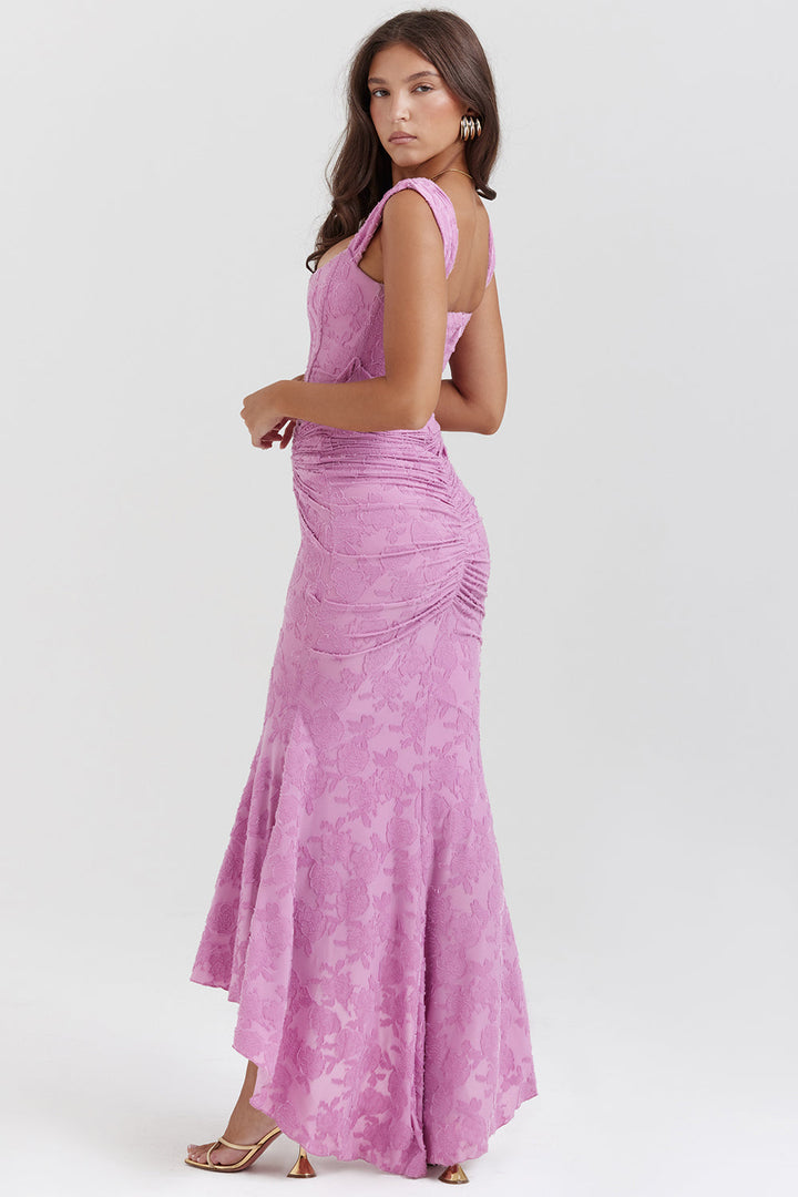 Celeste | Evening Dress Bodycon Lace Elegant Sleeveless Fit 4