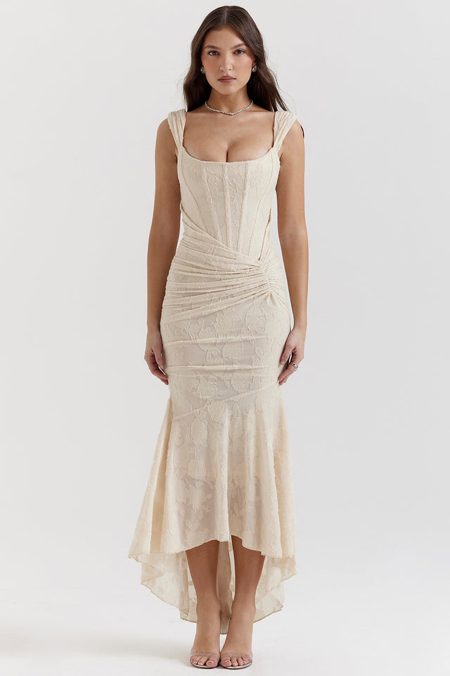 Celeste | Evening Dress Bodycon Lace Elegant Sleeveless Fit 7