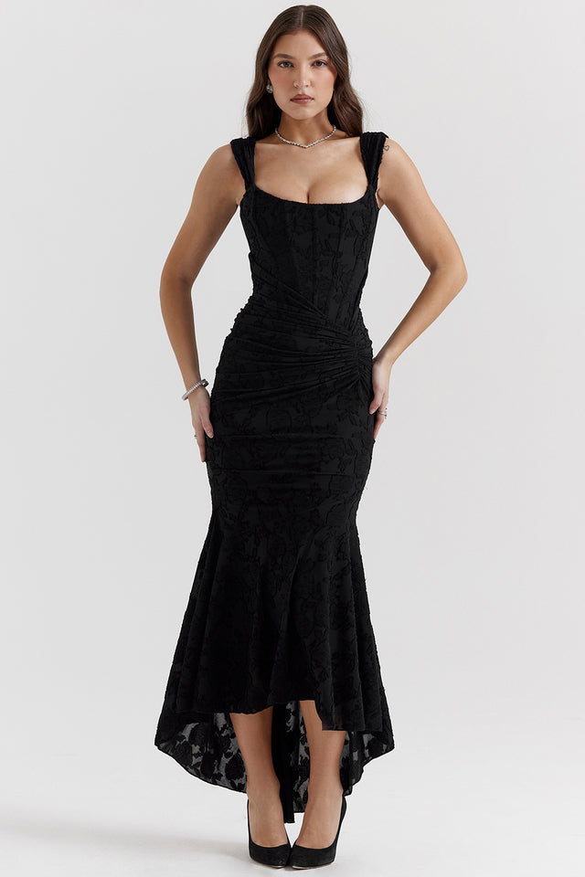 Celeste | Evening Dress Bodycon Lace Elegant Sleeveless Fit 9
