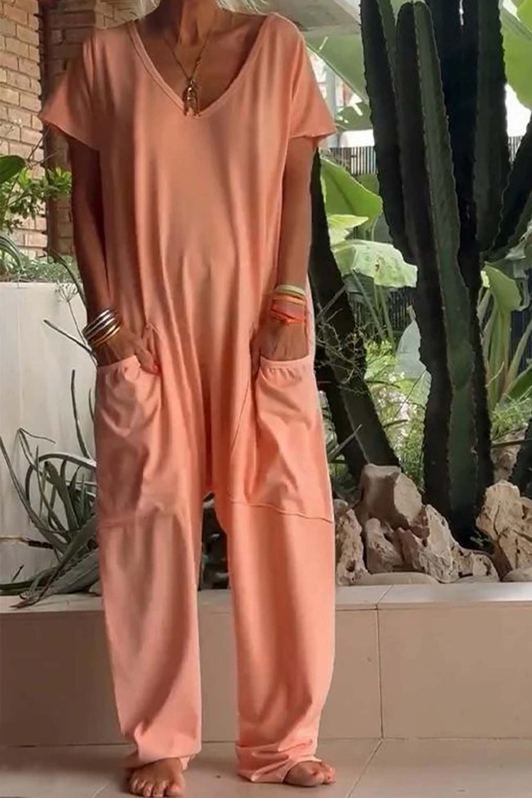 Celeste | Flattering, Comfortable &amp; Stylish Women’s V-Neck Jumpsuit 3