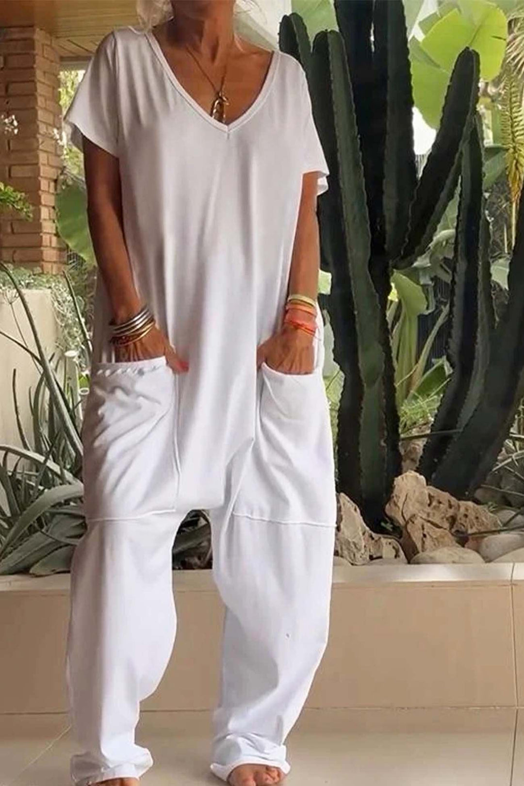 Celeste | Flattering, Comfortable &amp; Stylish Women’s V-Neck Jumpsuit 6