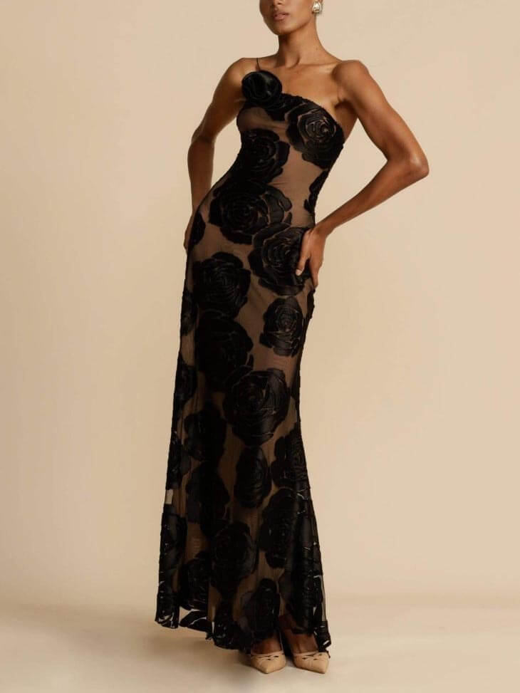 Celeste | Floral Maxi Dress Wedding Guest Elegant Summer Style 1
