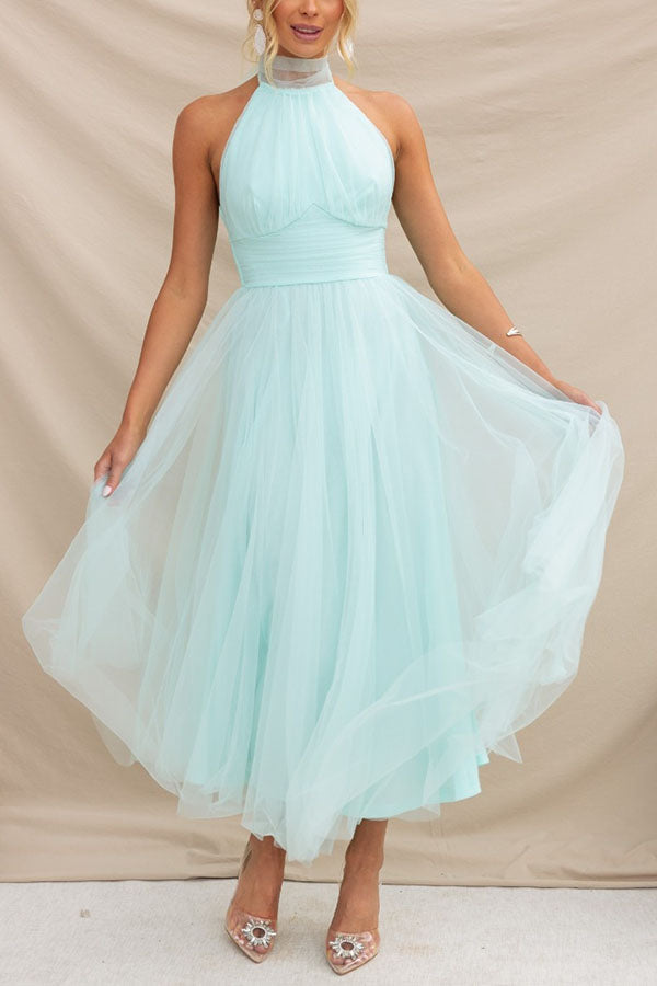 Celeste | Tulle Dress White Party Long Elegant Flattering Fit 1