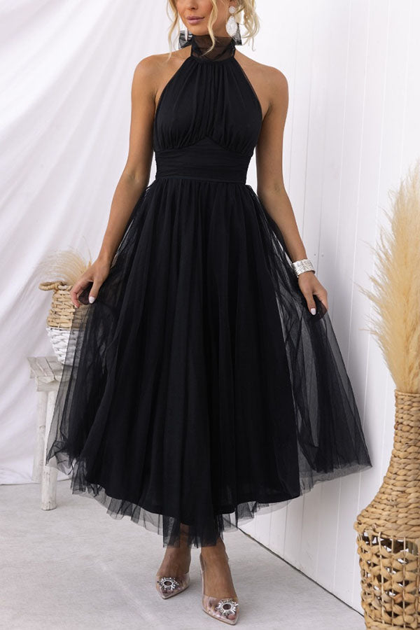Celeste | Tulle Dress White Party Long Elegant Flattering Fit 3