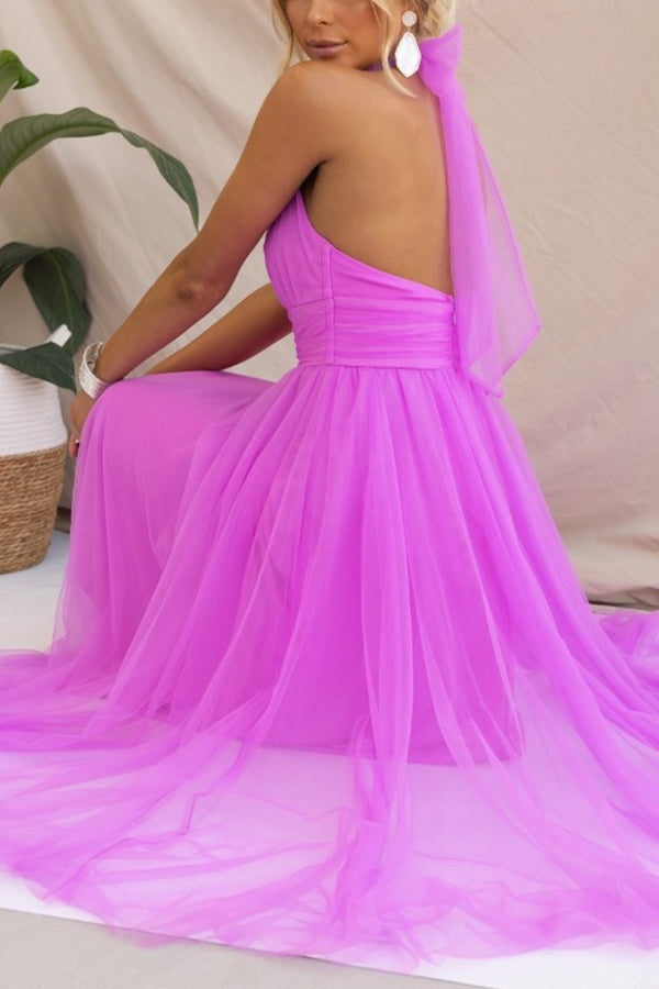 Celeste | Tulle Dress White Party Long Elegant Flattering Fit 5