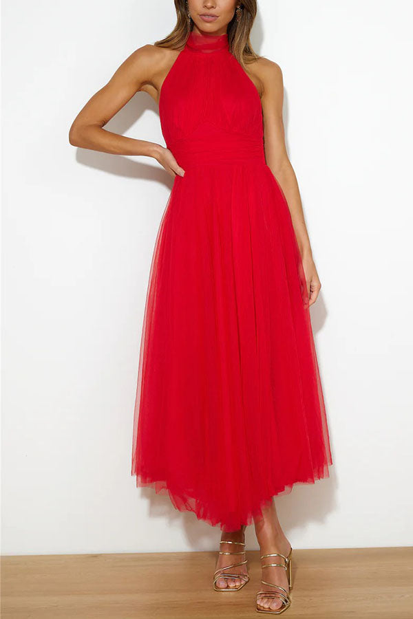 Celeste | Tulle Dress White Party Long Elegant Flattering Fit 7