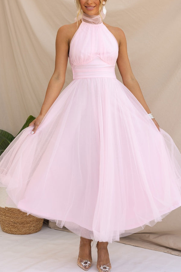 Celeste | Tulle Dress White Party Long Elegant Flattering Fit 9