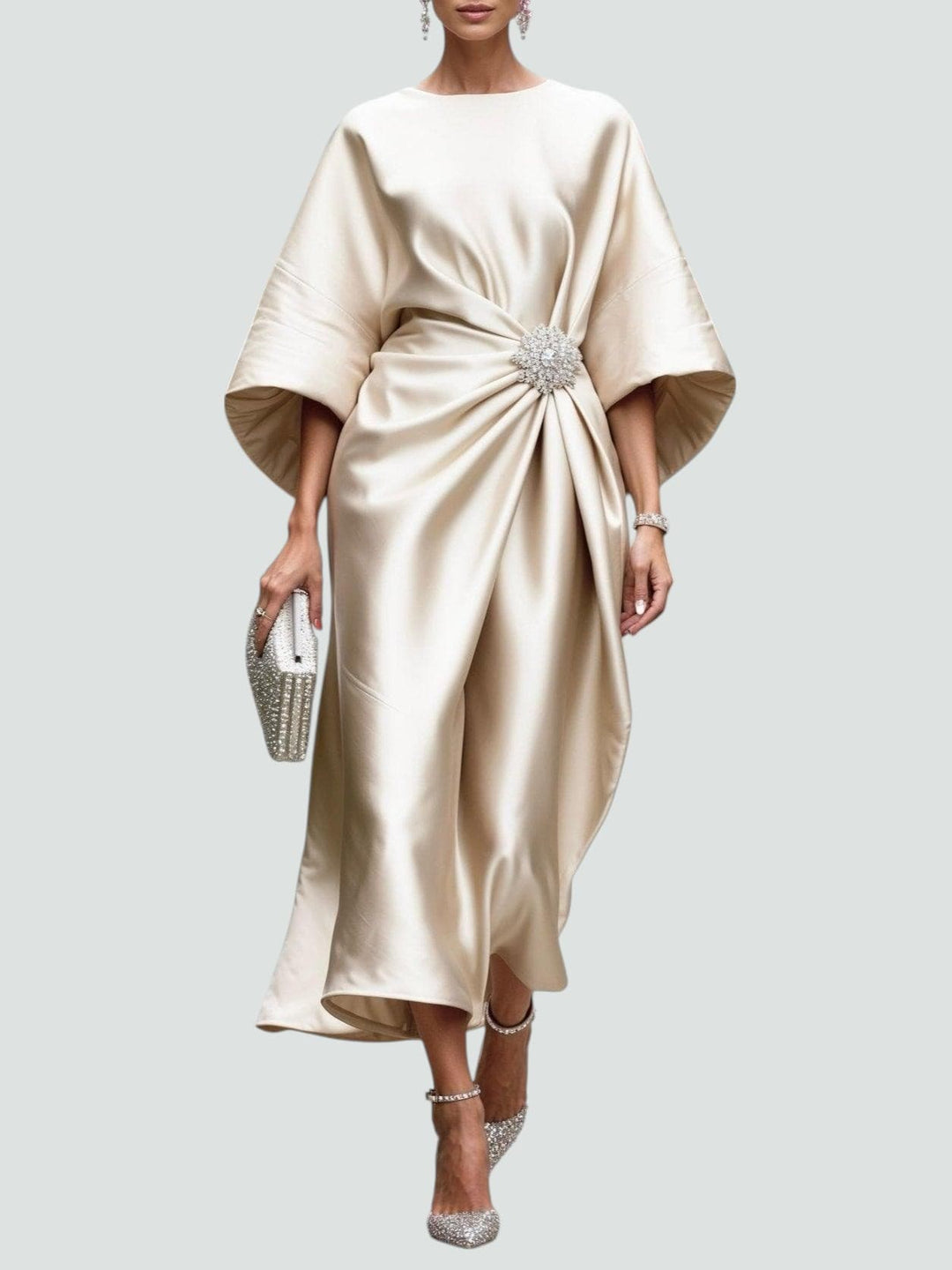 Celestia | Elegant Long Sleeve Maxi Dress – Comfortable & Timeless Design for Women 5