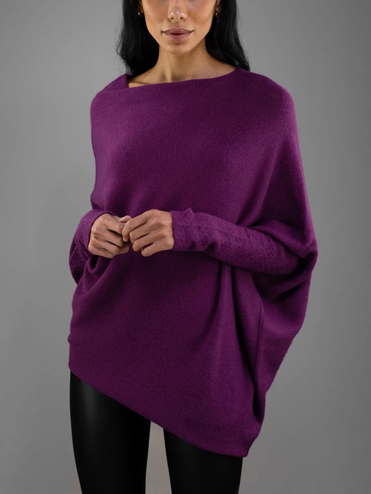 Celestina | Elegant Off Shoulder Long Sleeve Sweater for Women 10