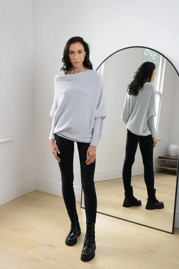 Celestina | Elegant Off Shoulder Long Sleeve Sweater for Women 6