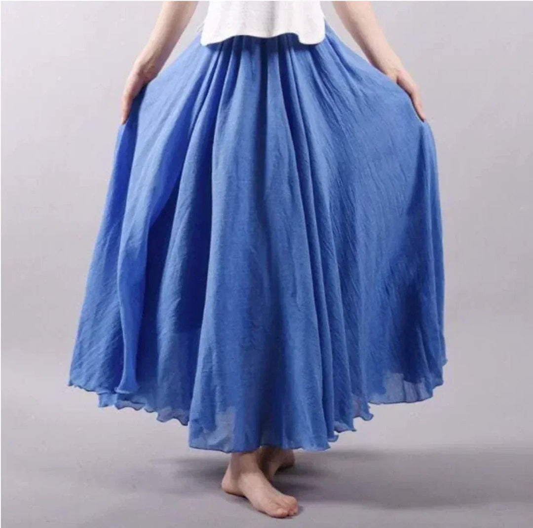 Celia | Elegant, Flowing & Comfortable Boho Maxi Skirt 2